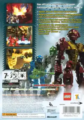 Bionicle Heroes (USA) box cover back